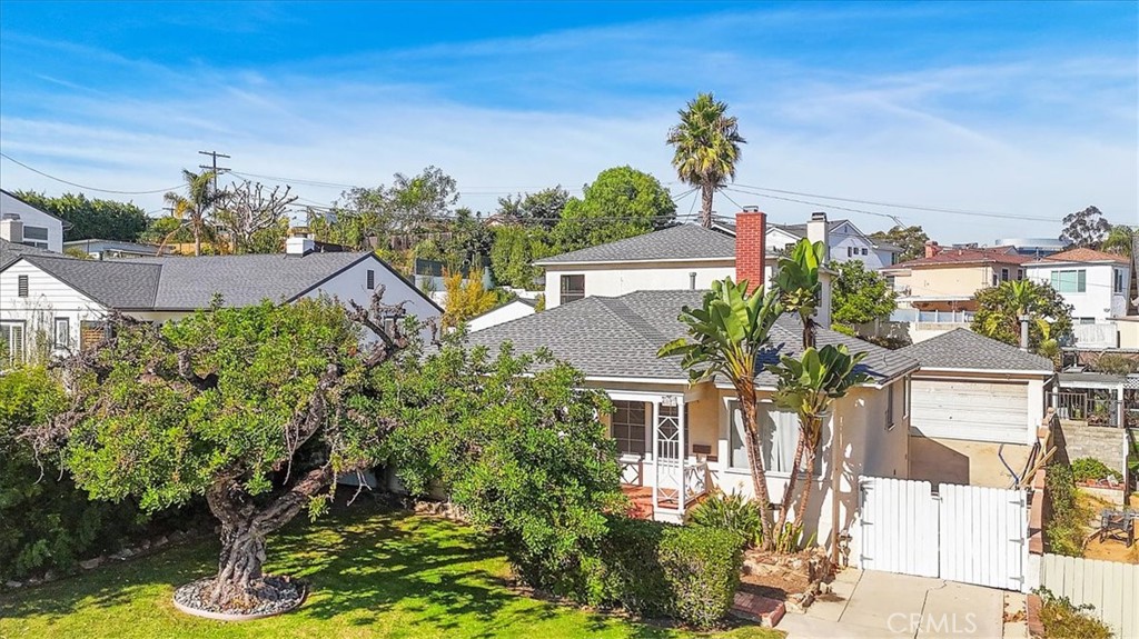 Front Yard View. Landscaped with walkway leading to the front door.