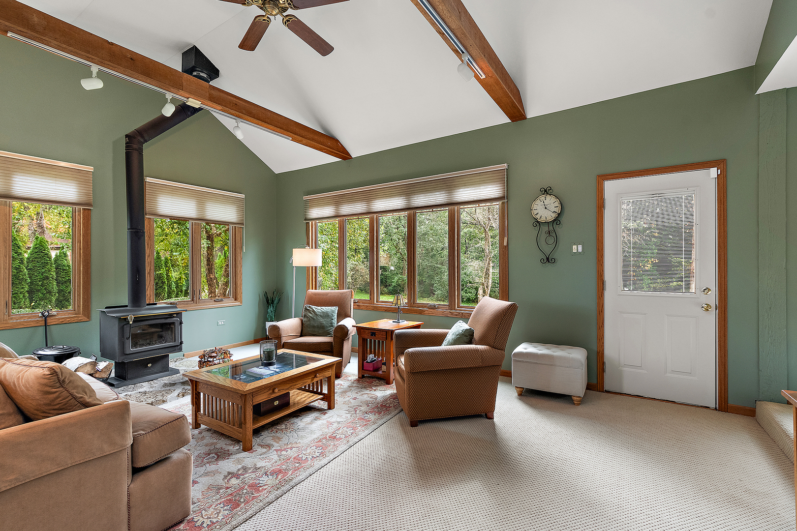 590 Timber Lane Frankfort, IL 60423 - Photo 17 of 50 a living room with furniture and a floor to ceiling window