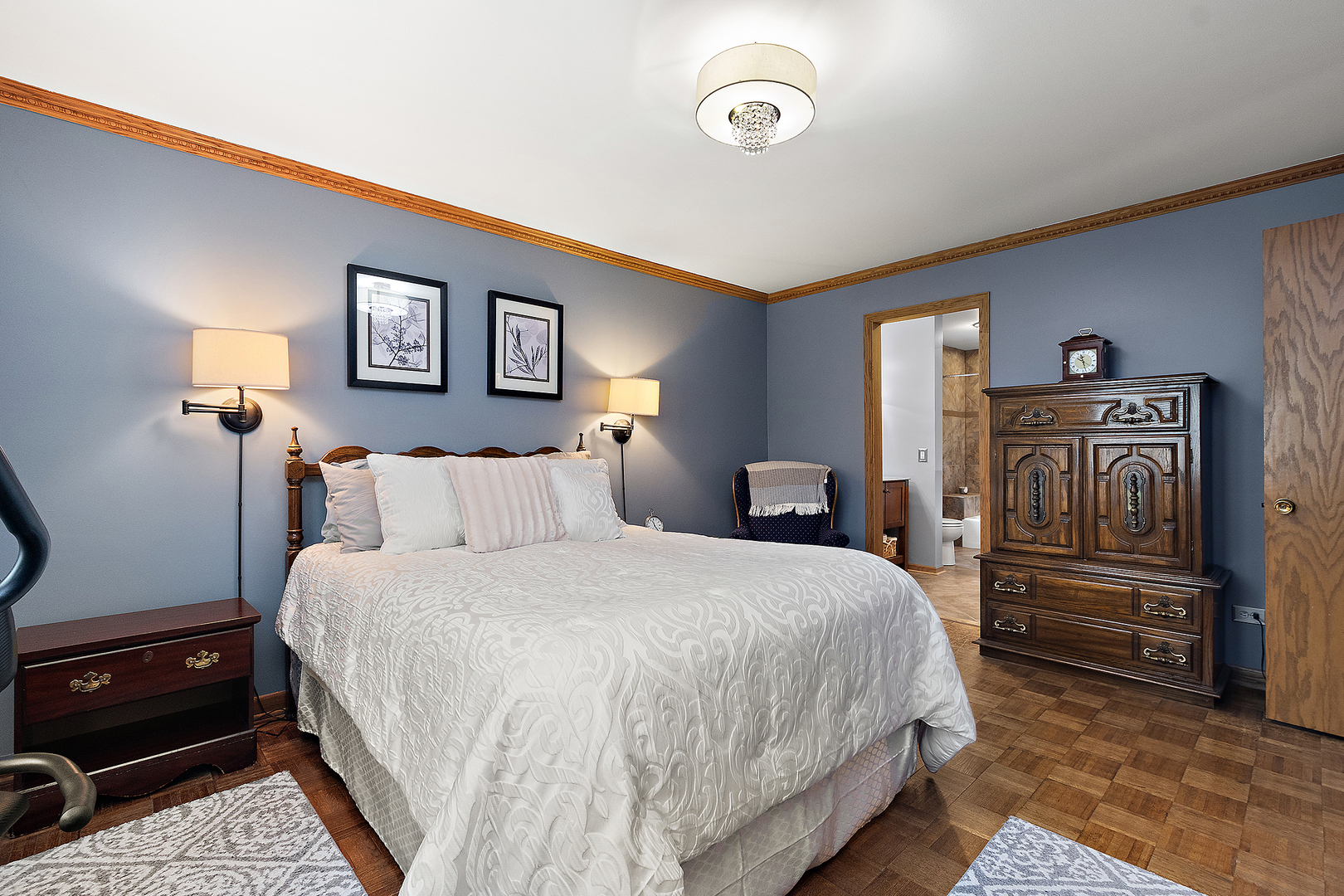 590 Timber Lane Frankfort, IL 60423 - Photo 24 of 50 a bedroom with a bed and dresser