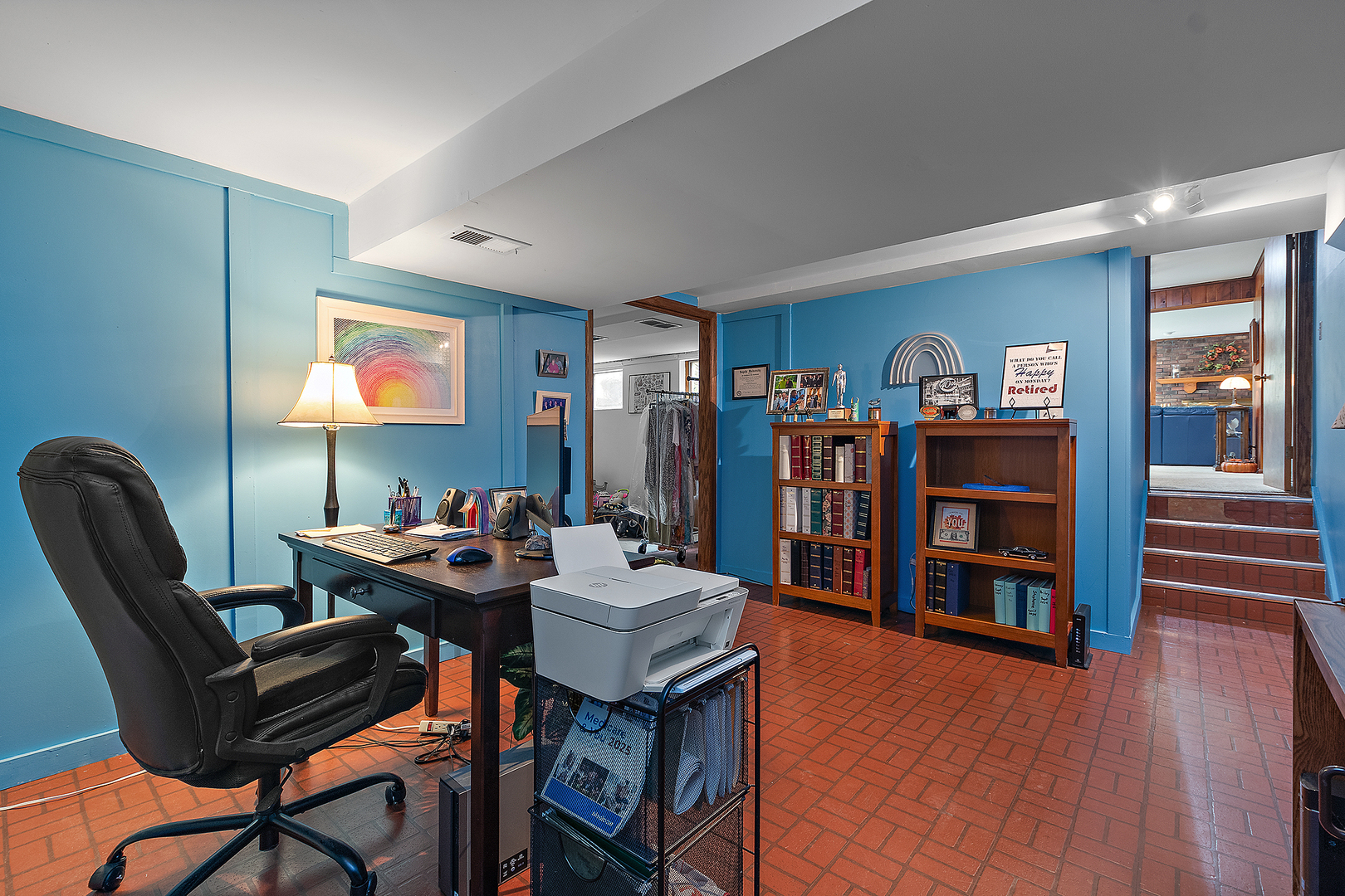 590 Timber Lane Frankfort, IL 60423 - Photo 32 of 50 a work room with furniture and wooden floor
