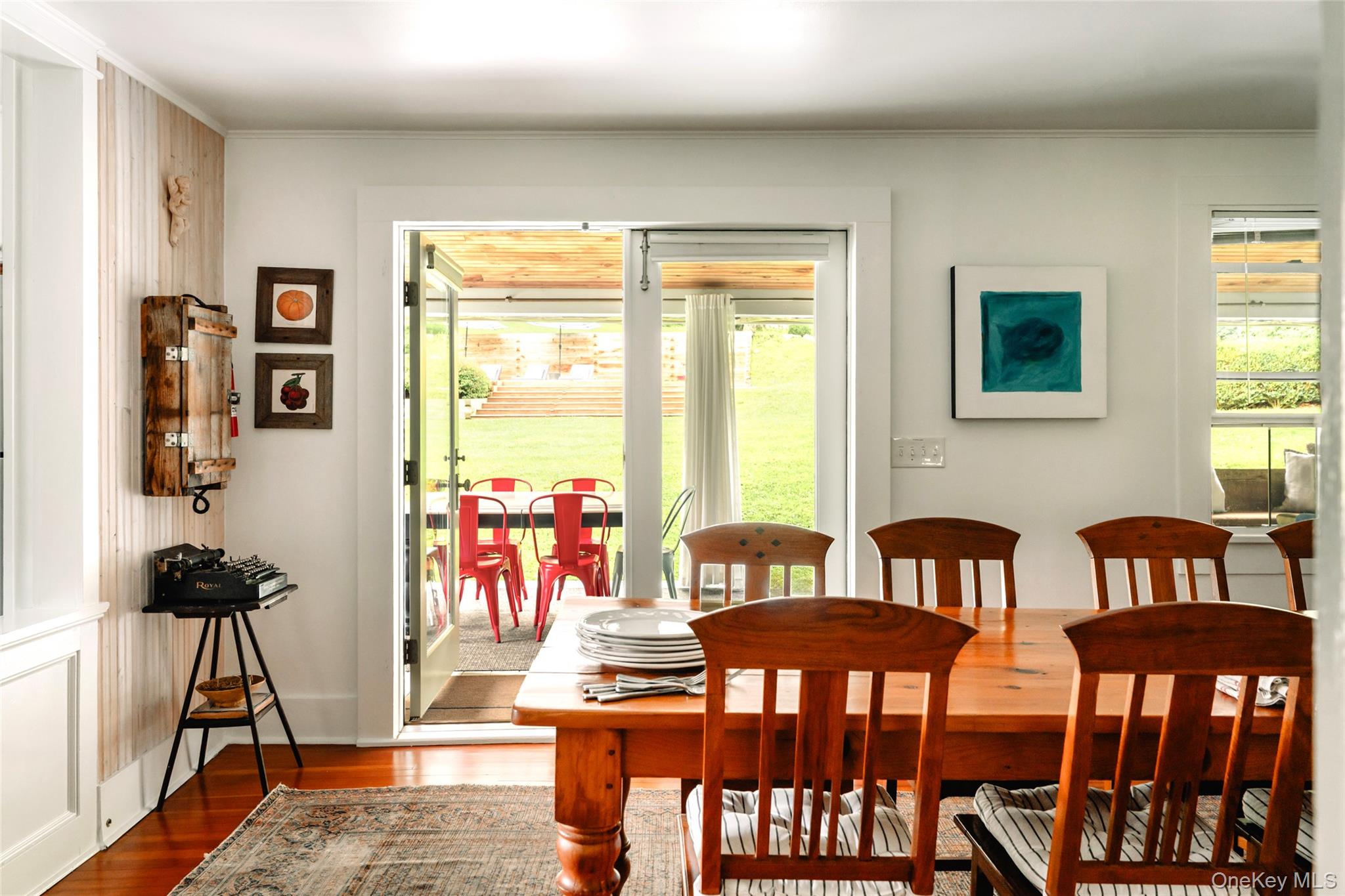 1680 Gulf Road North Branch, NY 12766 - Photo 13 of 45 Dining room with dark wood-type flooring and crown molding
