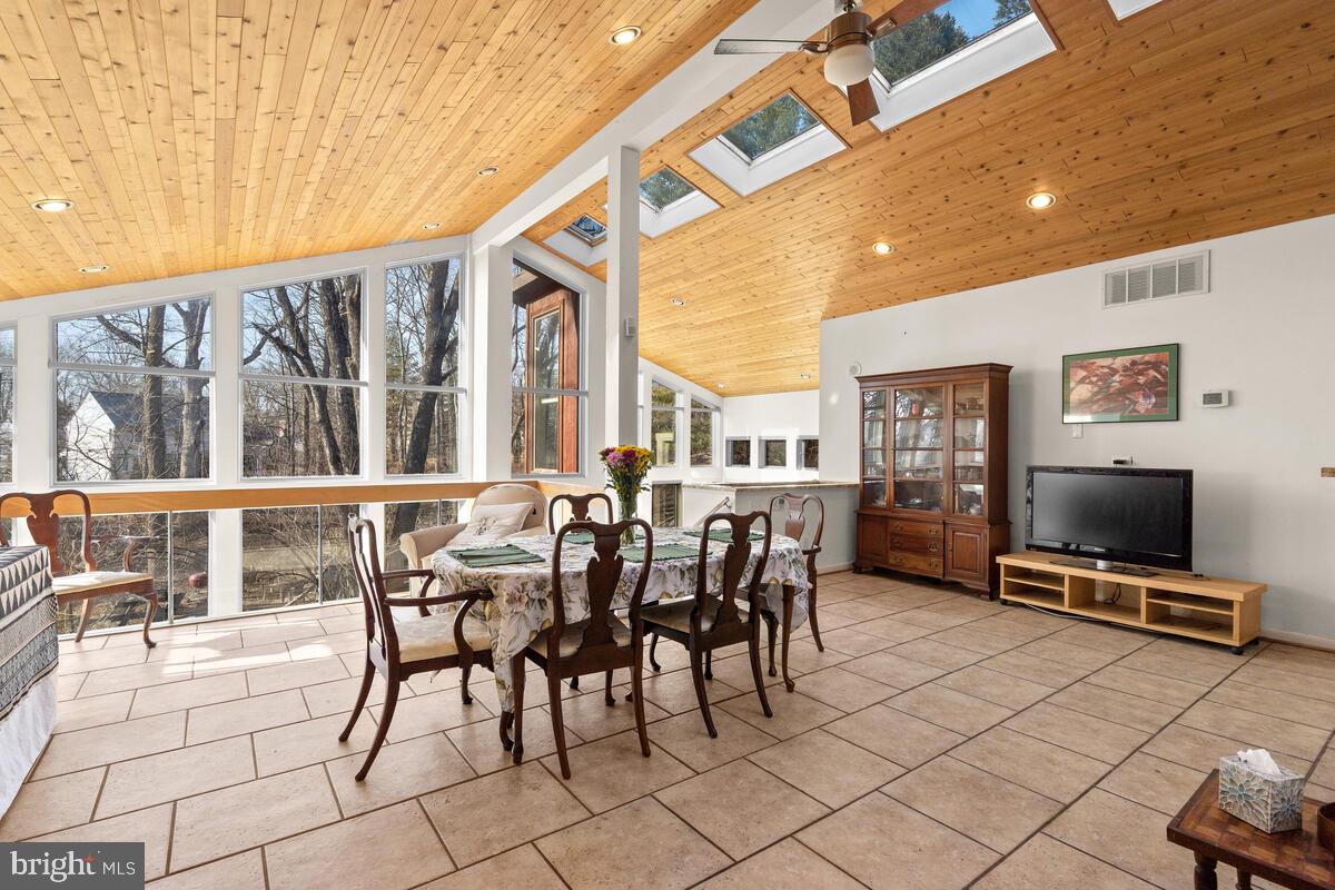 6406 Lochridge Road Columbia, MD 21044 - Photo 9 of 39 Dining room w/ skylights