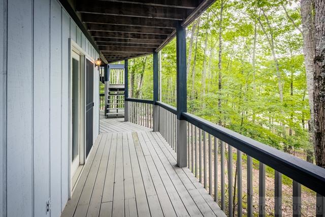 605 Pine Ridge Road Beech Mountain, NC 28604 - Photo 29 of 45 a view of balcony with wooden floor