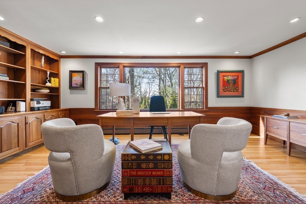 84 Royalston Road Wellesley, MA 02481 - Photo 31 of 42 a living room with furniture and a large window