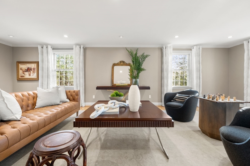 84 Royalston Road Wellesley, MA 02481 - Photo 4 of 42 a living room with furniture potted plant and a window