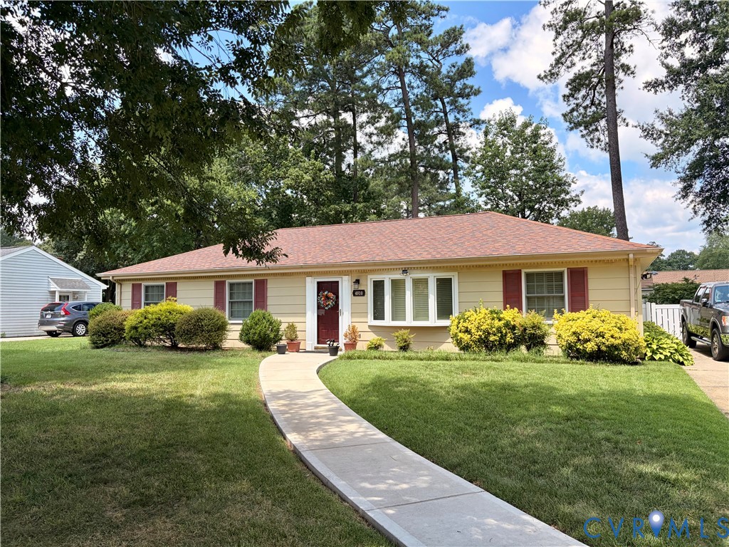 4810 Conduit Road Colonial Heights, VA 23834 - Photo 9 of 9 Ranch-style residence featuring a yellow exterior