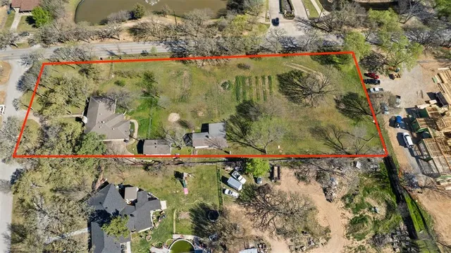 an aerial view of city