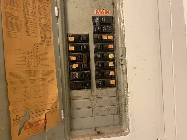 a close up of a sign board