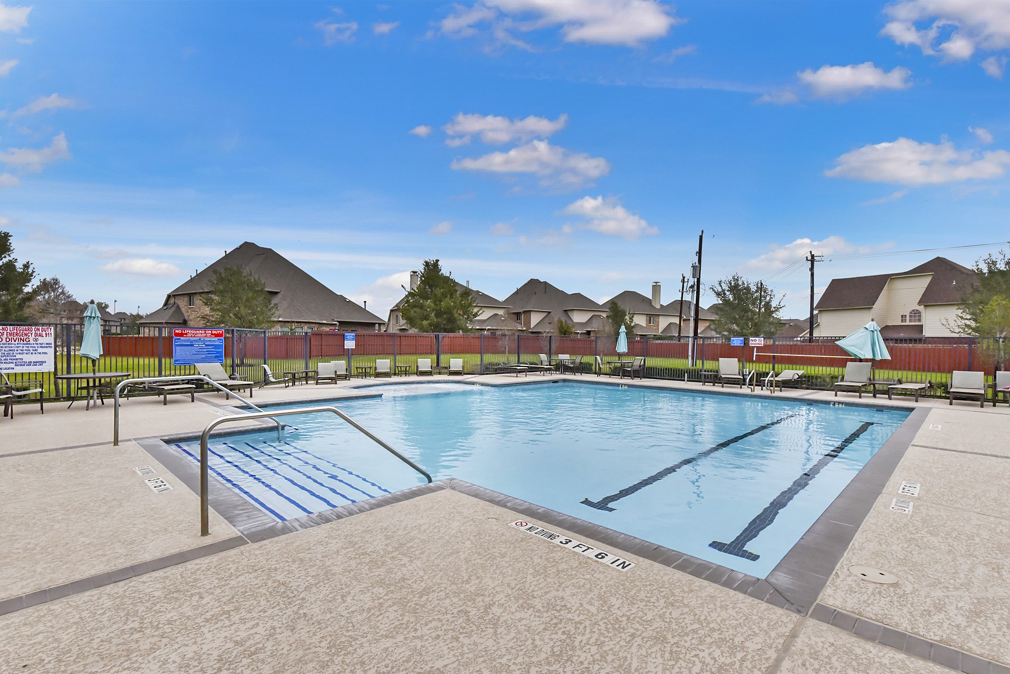 13204 Leighton Gardens Drive Houston, TX 77077 - Photo 30 of 35 a view of swimming pool with outdoor seating