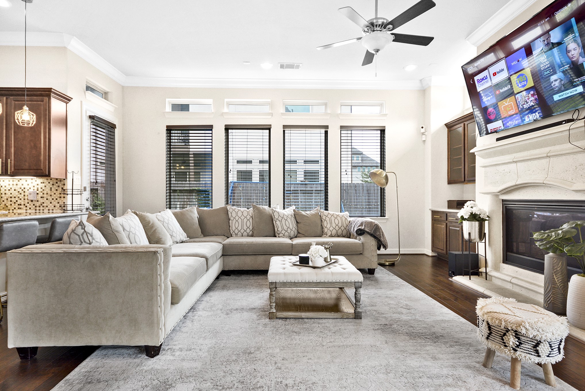 13204 Leighton Gardens Drive Houston, TX 77077 - Photo 5 of 35 a living room with furniture and a large window