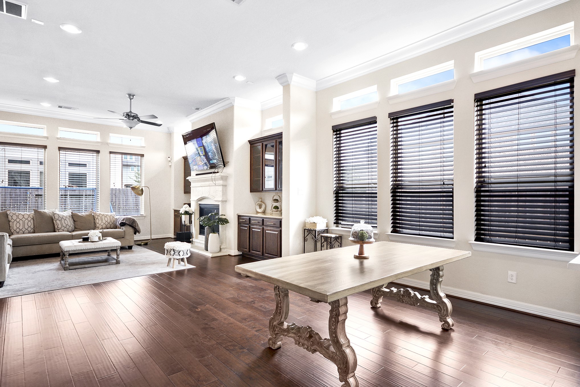 13204 Leighton Gardens Drive Houston, TX 77077 - Photo 8 of 35 a living room with furniture and a large window