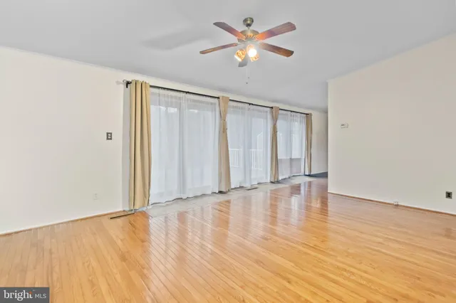 wooden floor in a room