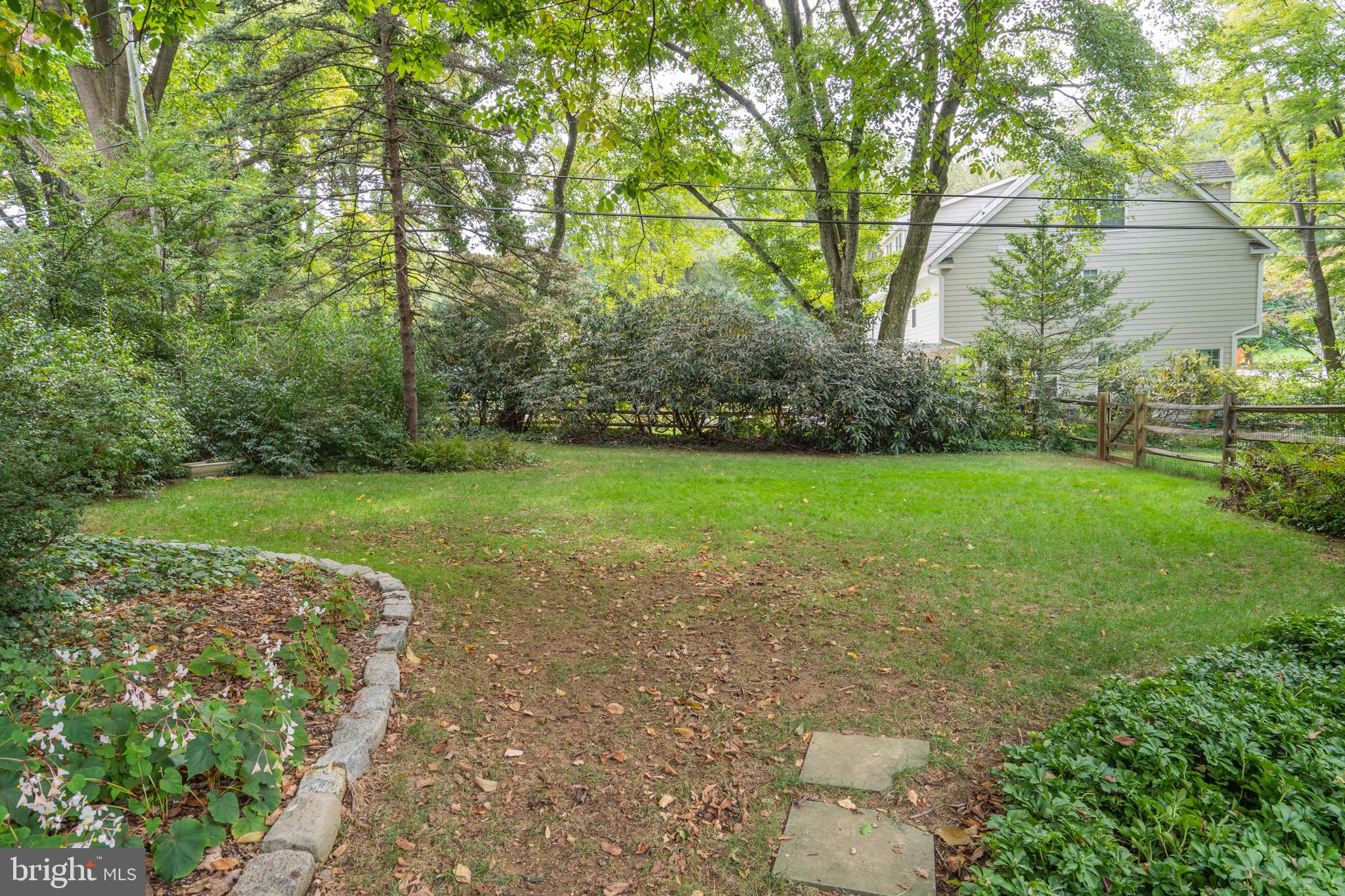 651 Knox Road Wayne, PA 19087 - Photo 47 of 59 Private back yard surrounded by plantings