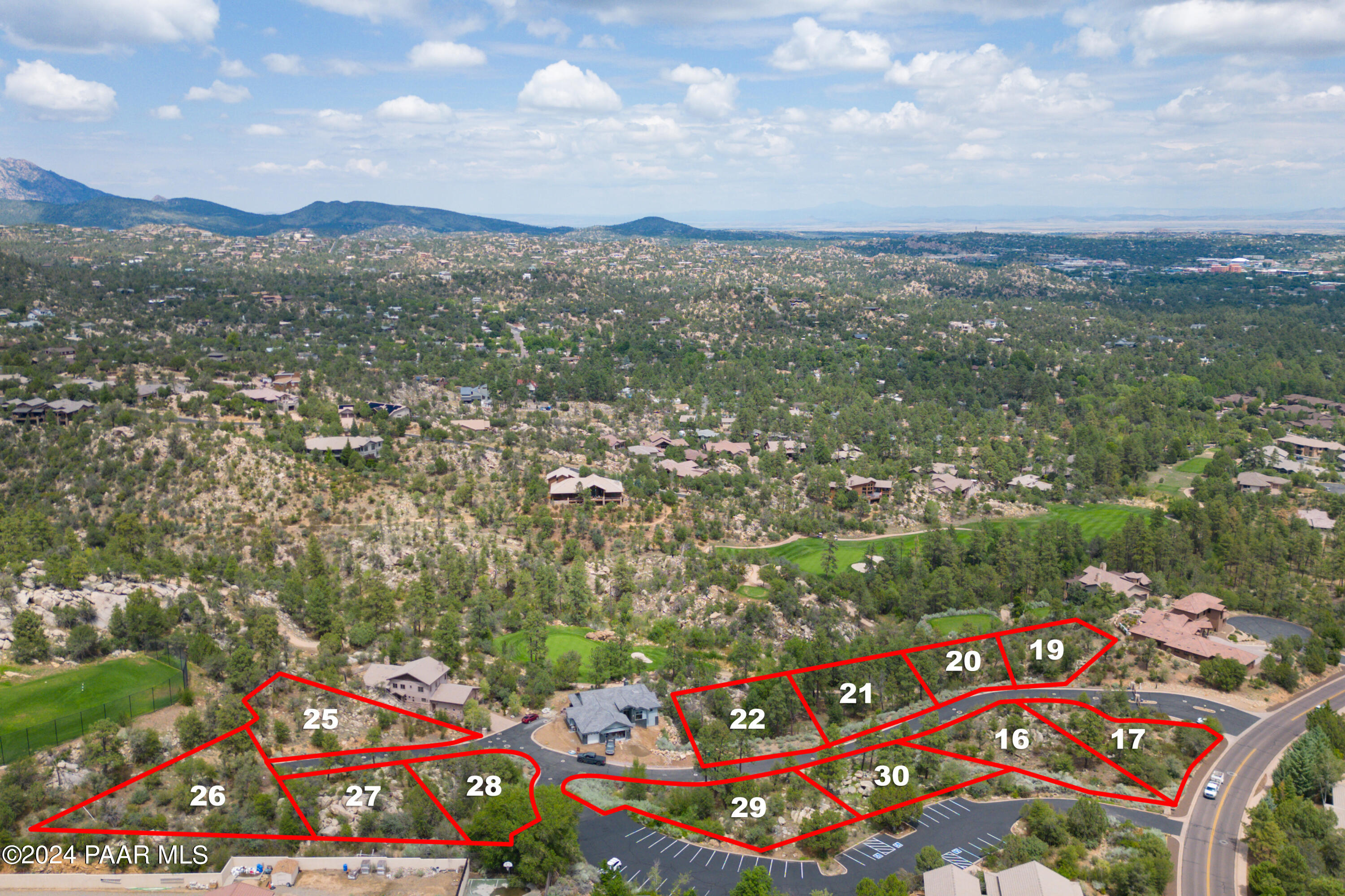 1900 Los Pinons Prescott, AZ 86303 - Photo 2 of 28 an aerial view of multiple house
