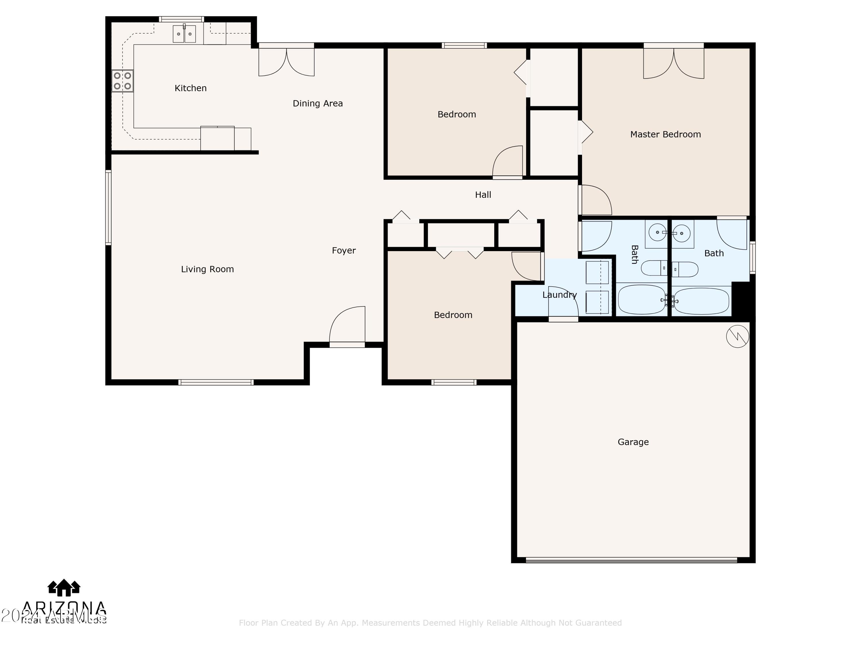 35144 West Elliot Road Arlington, AZ 85322 - Photo 25 of 25 35144 W Elliot Rd Floor Plan without Dim