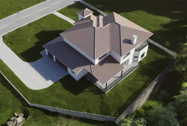 a view of a roof deck with furniture