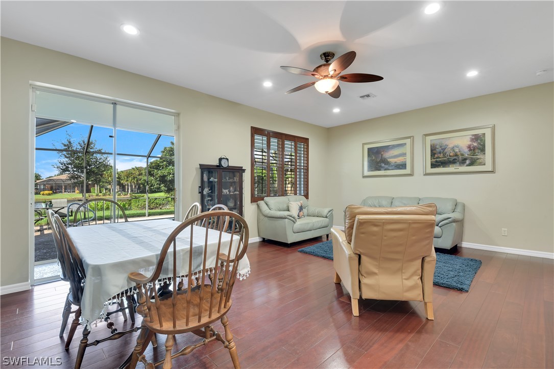 12834 Timber Ridge Drive Fort Myers, FL 33913 - Photo 11 of 31 a view of a dining room with furniture window and outside view