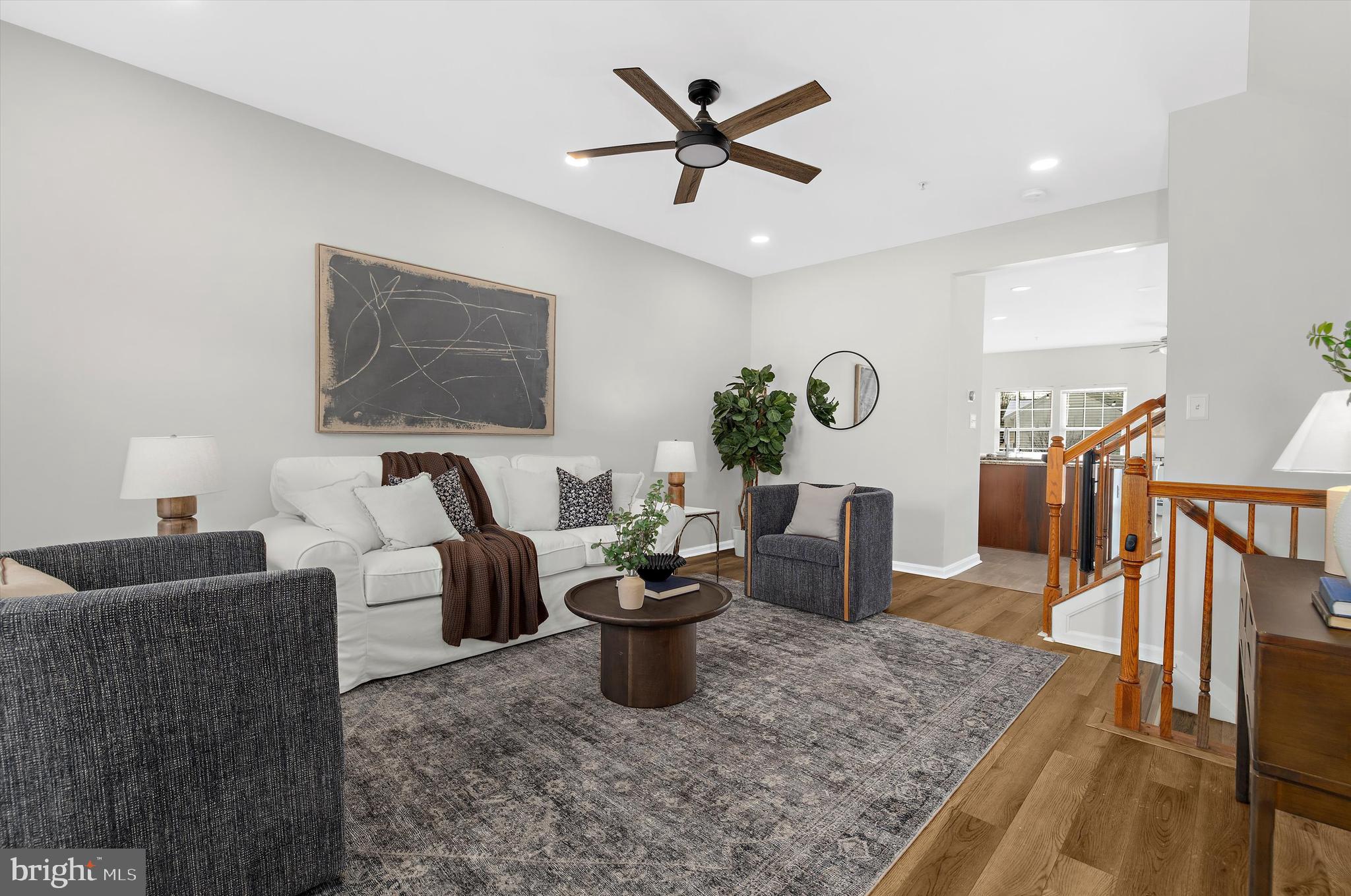3115 Raking Leaf Drive Abingdon, MD 21009 - Photo 3 of 61 a living room with furniture a chandelier and a rug