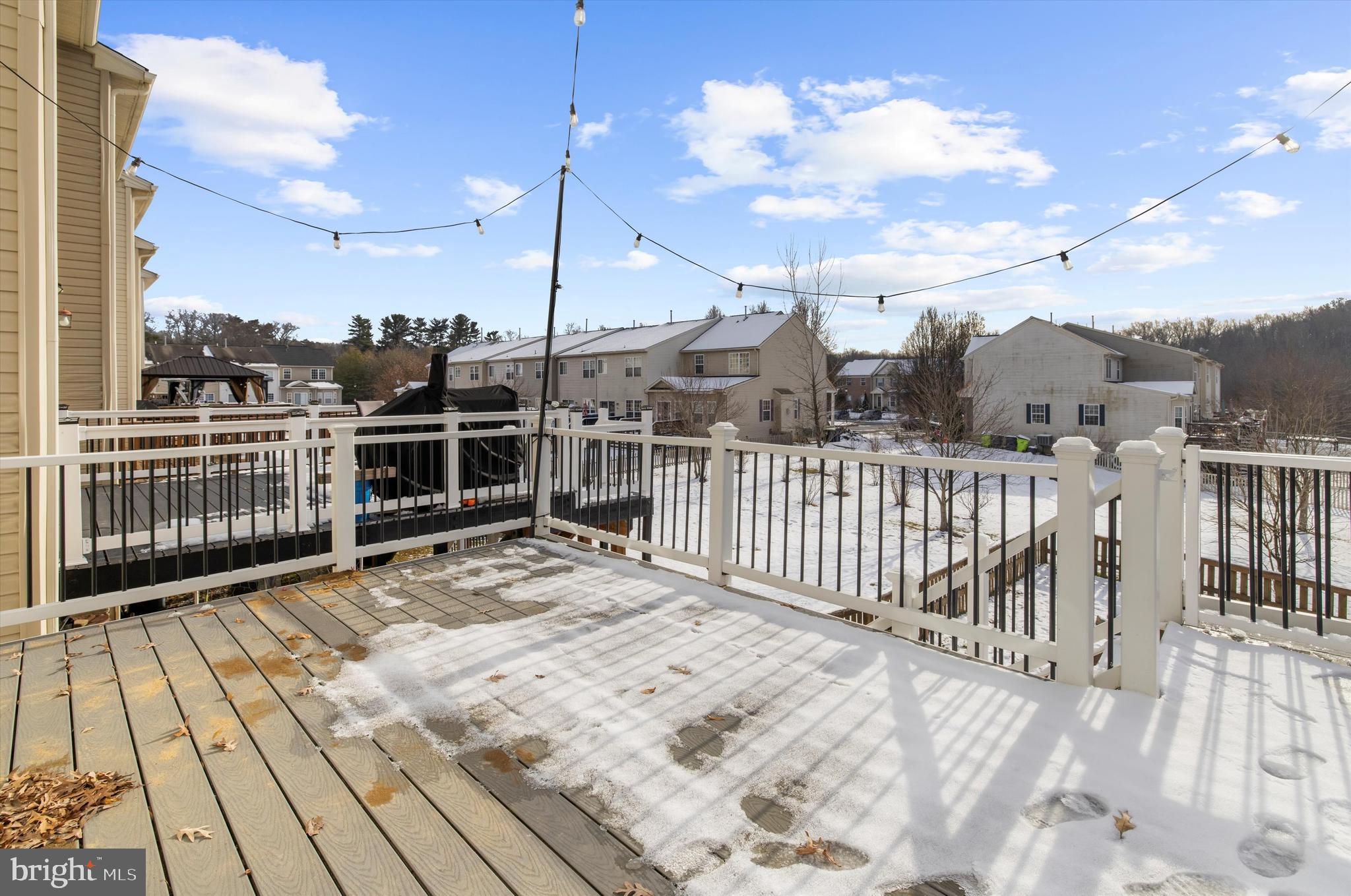 3115 Raking Leaf Drive Abingdon, MD 21009 - Photo 43 of 61 a view of a terrace with wooden floor and fence