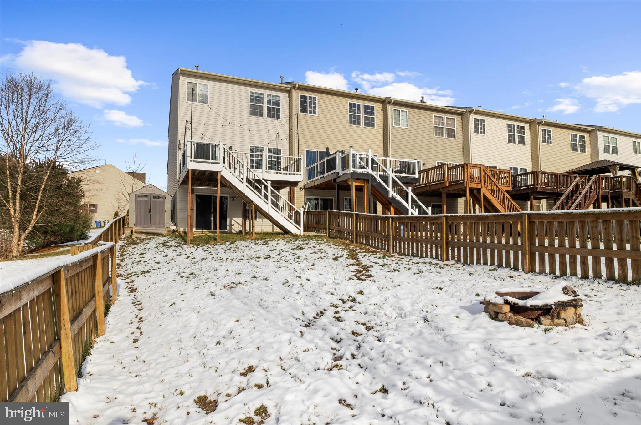 3115 Raking Leaf Drive Abingdon, MD 21009 - Photo 48 of 61 a view of roof deck with wooden fence and wooden floor