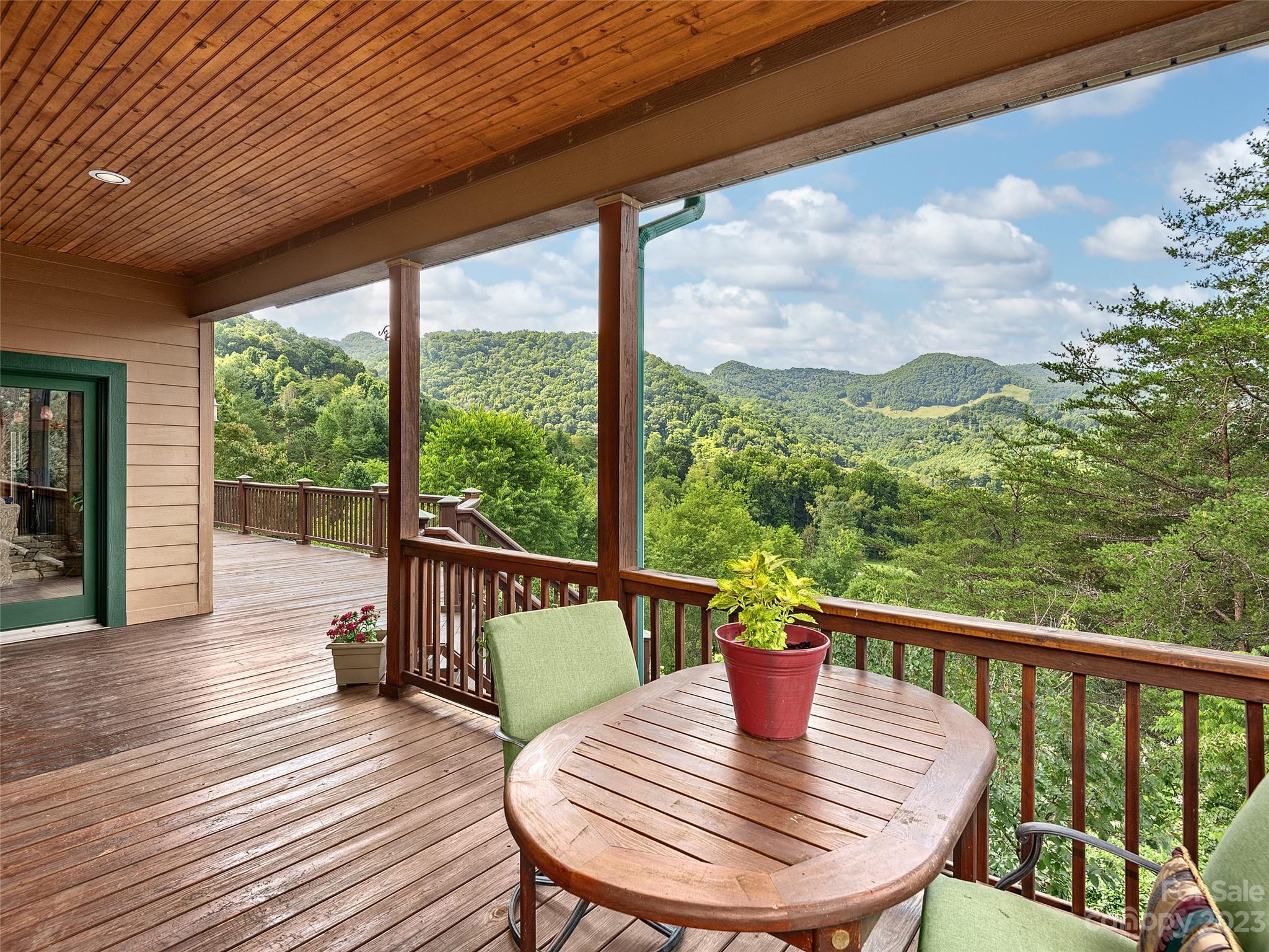 234 Arbor Ridge Clyde, NC 28721 - Photo 16 of 33 a view of a city from a balcony