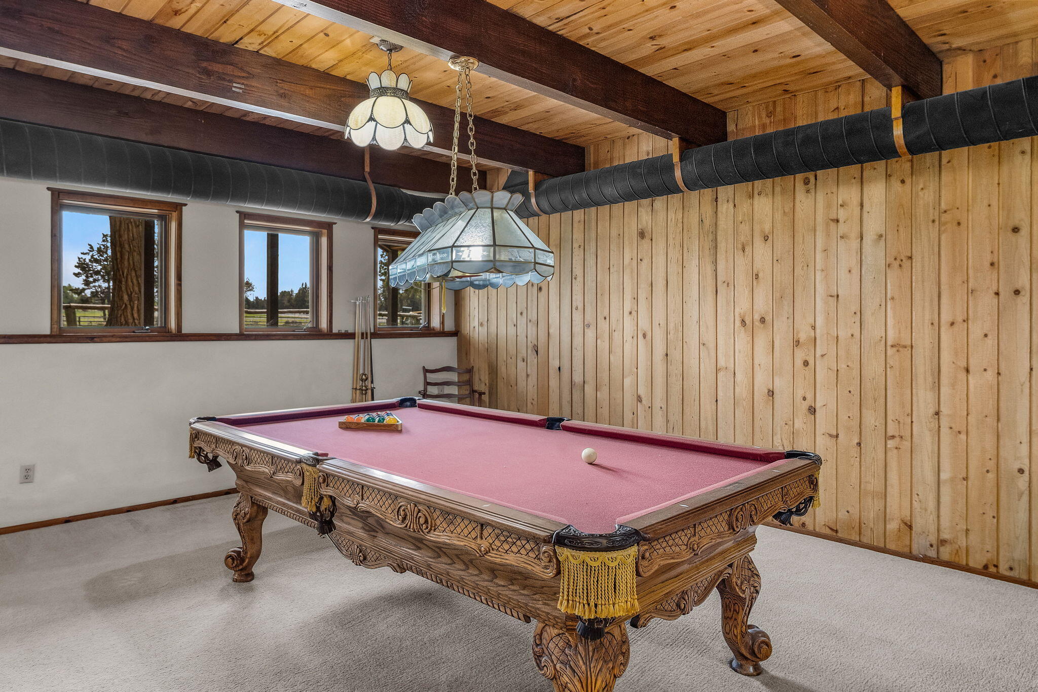 62820 Dickey Road Bend, OR 97701 - Photo 32 of 52 Basement living room/ game room.