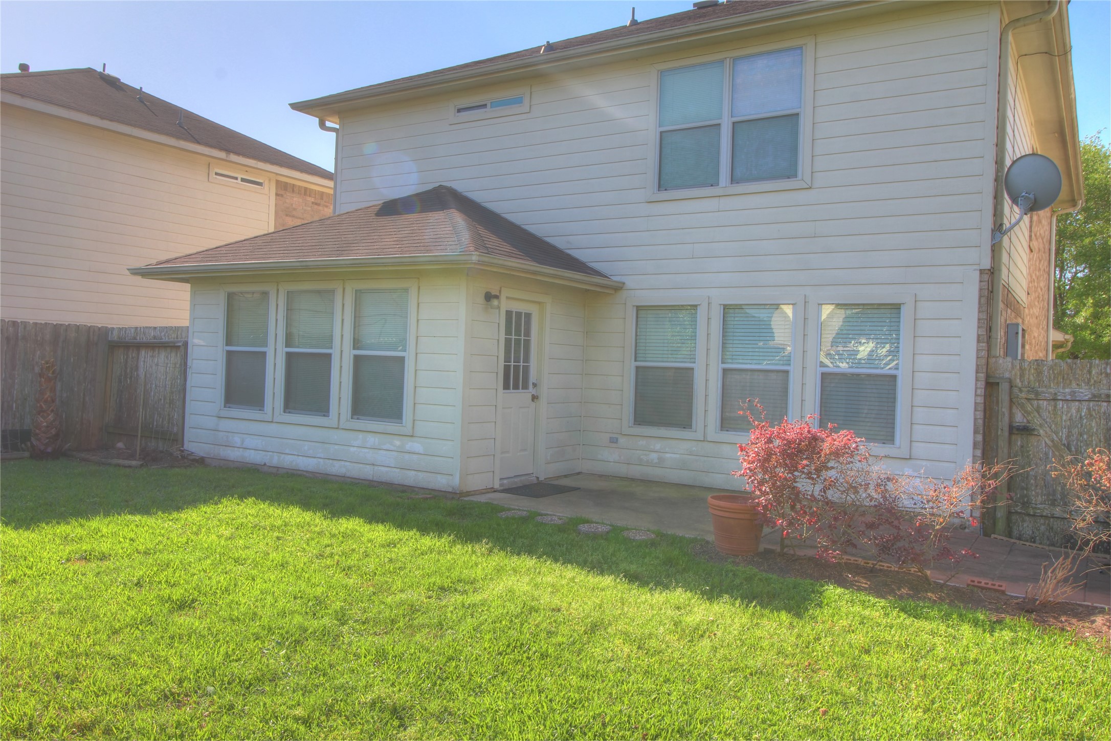 5530 Violet Path Lane Houston, TX 77085 - Photo 17 of 17 a front view of a house with a yard