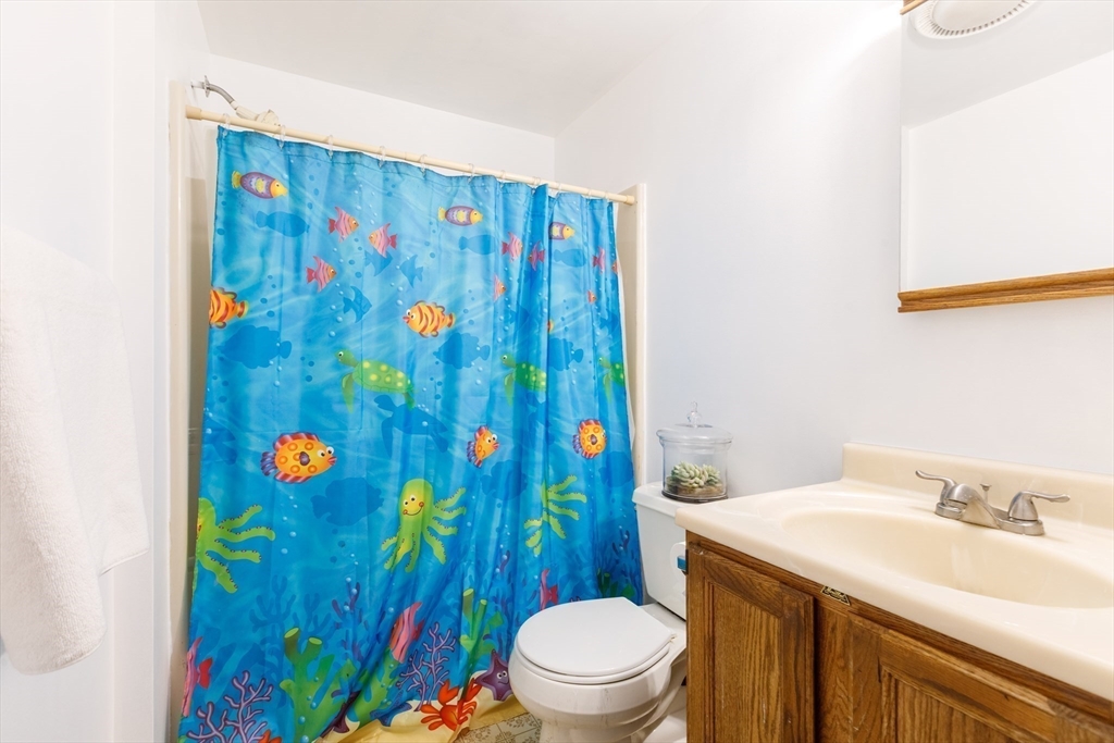 170 Perry Avenue, Unit 3A Worcester, MA 01610 - Photo 14 of 16 a bathroom with a sink mirror vanity and toilet