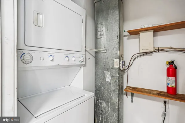 a view of outdoor space with garden and trees