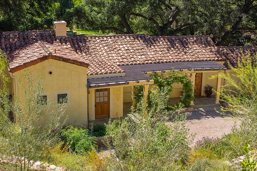 1369 Foothill Road Ojai, CA 93023 - Photo 17 of 30 front view of a house with a yard