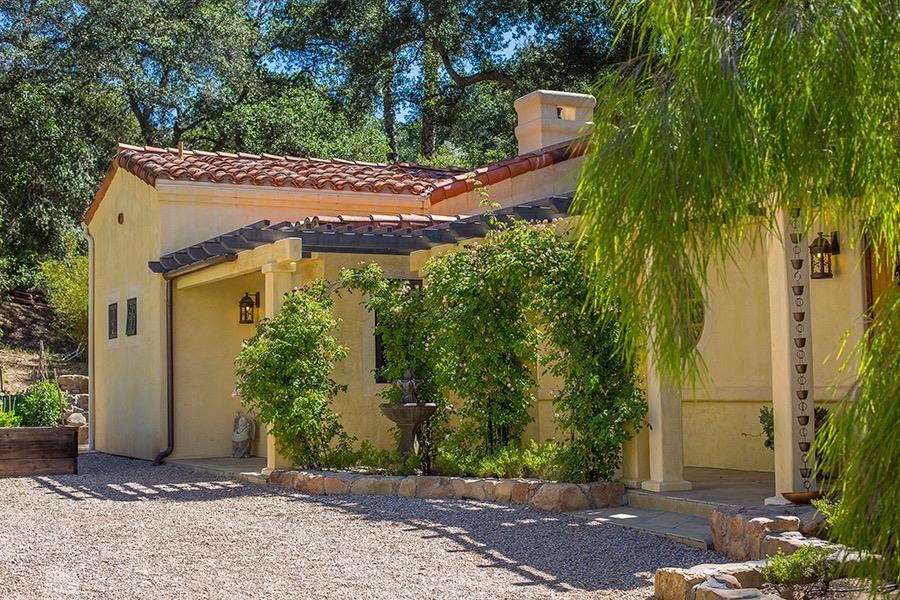 1369 Foothill Road Ojai, CA 93023 - Photo 28 of 30 a view of a house with a tree