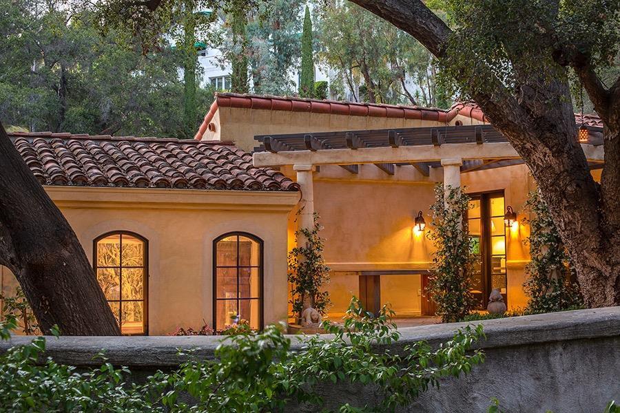 1369 Foothill Road Ojai, CA 93023 - Photo 4 of 30 front view of a house with a porch