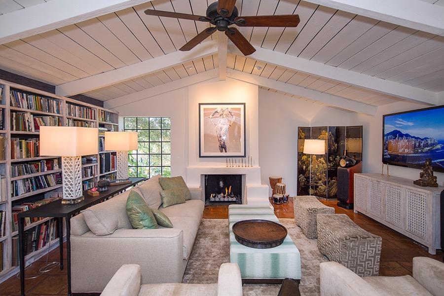 1369 Foothill Road Ojai, CA 93023 - Photo 5 of 30 a living room with furniture a rug and a window