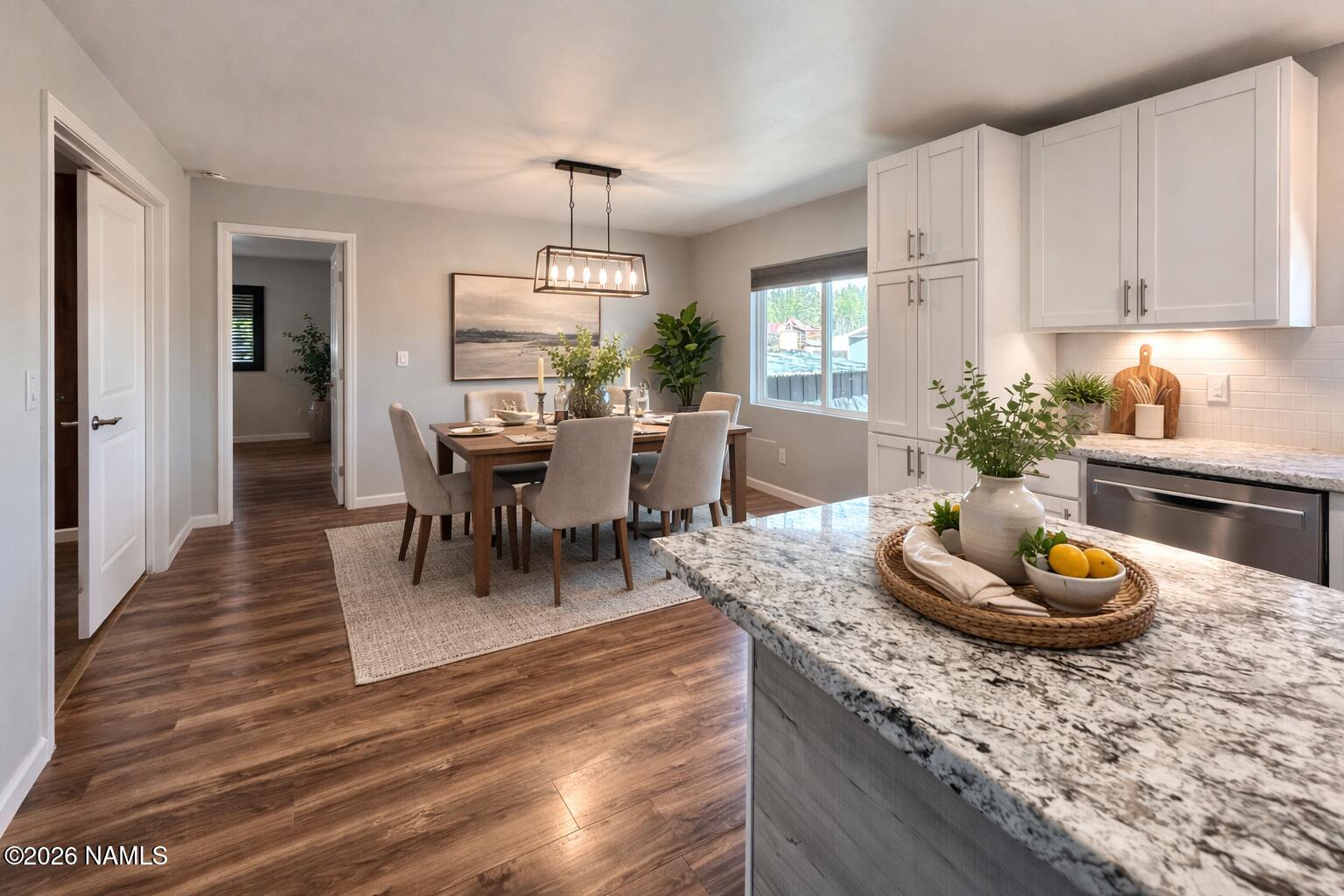 4805 South Thorn Road Flagstaff, AZ 86005 - Photo 12 of 30 Kitchen & Dining Room / Digitally Staged