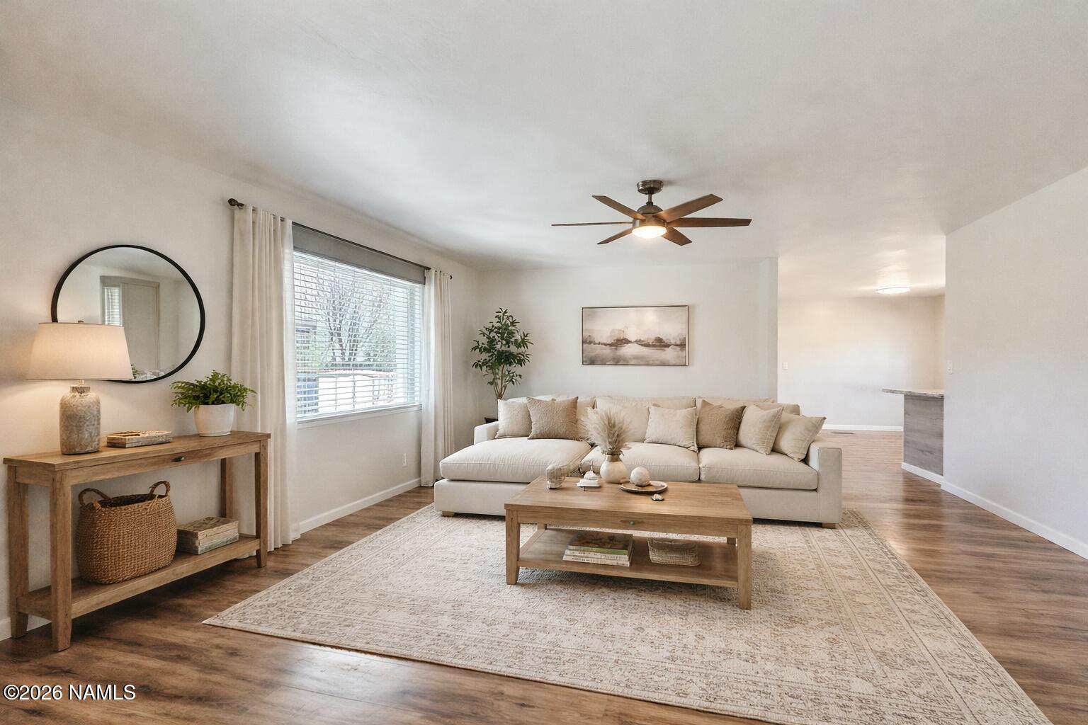 4805 South Thorn Road Flagstaff, AZ 86005 - Photo 3 of 30 Living Room // Digitally Staged