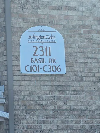 a building with a sign on it