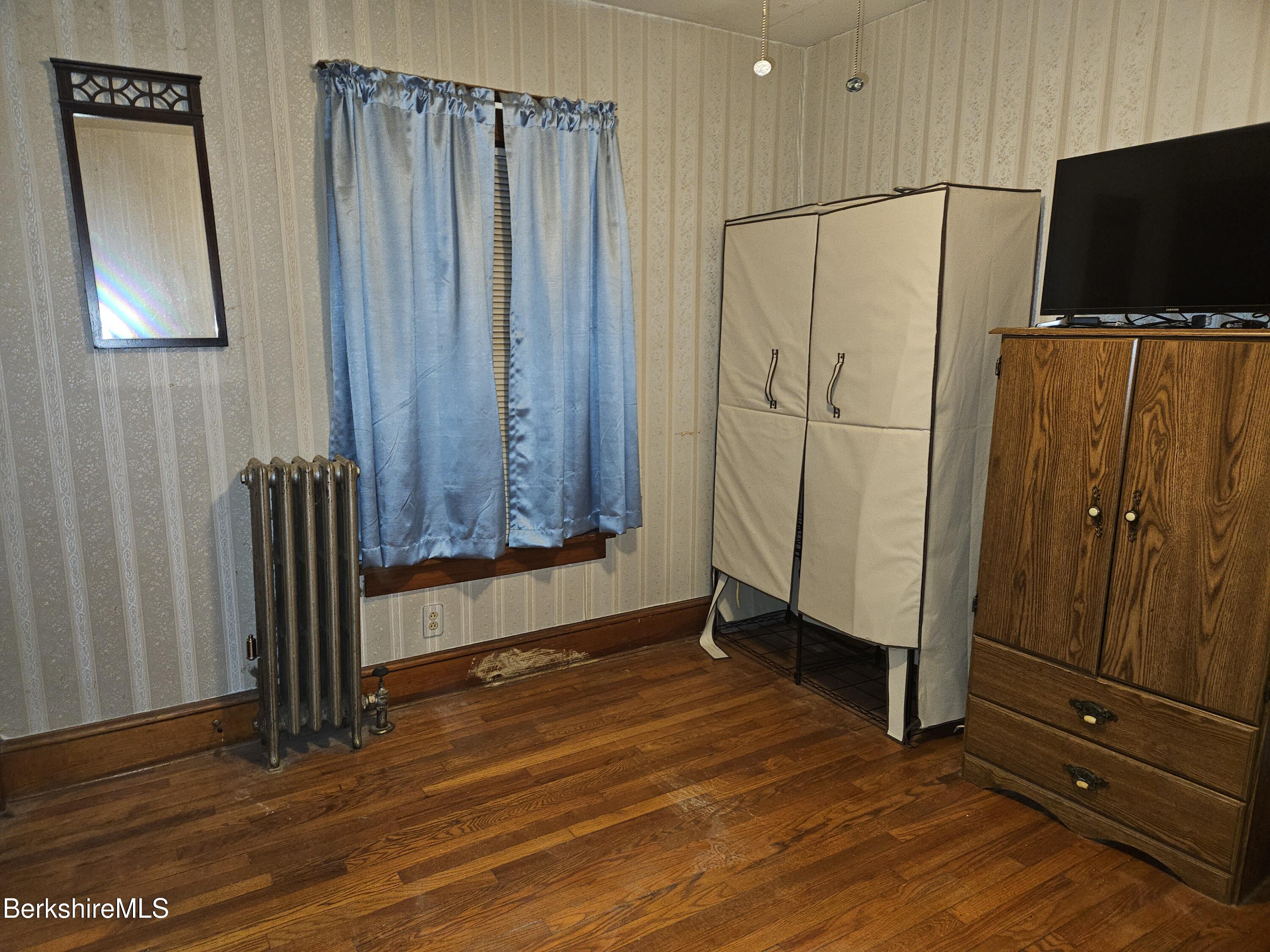269 2nd Street Pittsfield, MA 01201 - Photo 28 of 39 a view of a utility room with closet and wooden floor