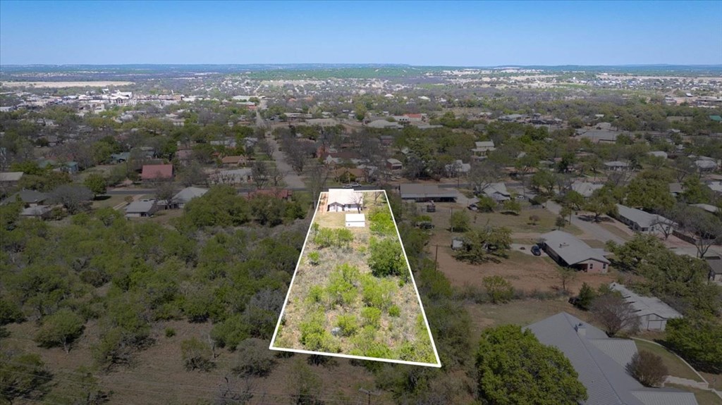 205 East Rainey Street Mason, TX 76856 - Photo 29 of 37 an aerial view of residential houses with outdoor space