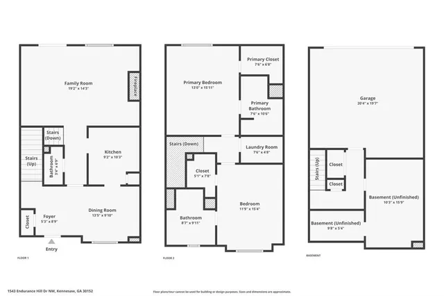 $350,000 | 1543 Endurance Hill Drive Northwest, Kennesaw, GA 30152
