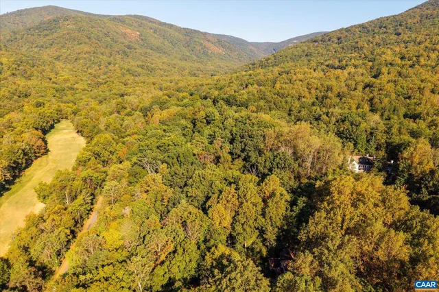 a view of a large mountains