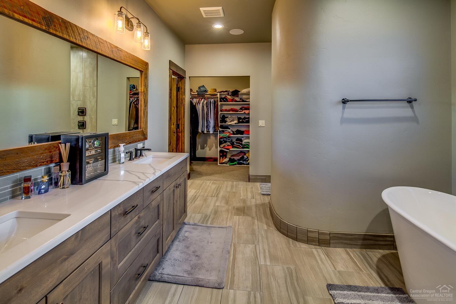 15988 South W Brasada Ranch Road Powell Butte, OR 97753 - Photo 16 of 25 Master bath has heated floors, a massive