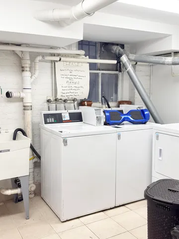 a room with storage and utility