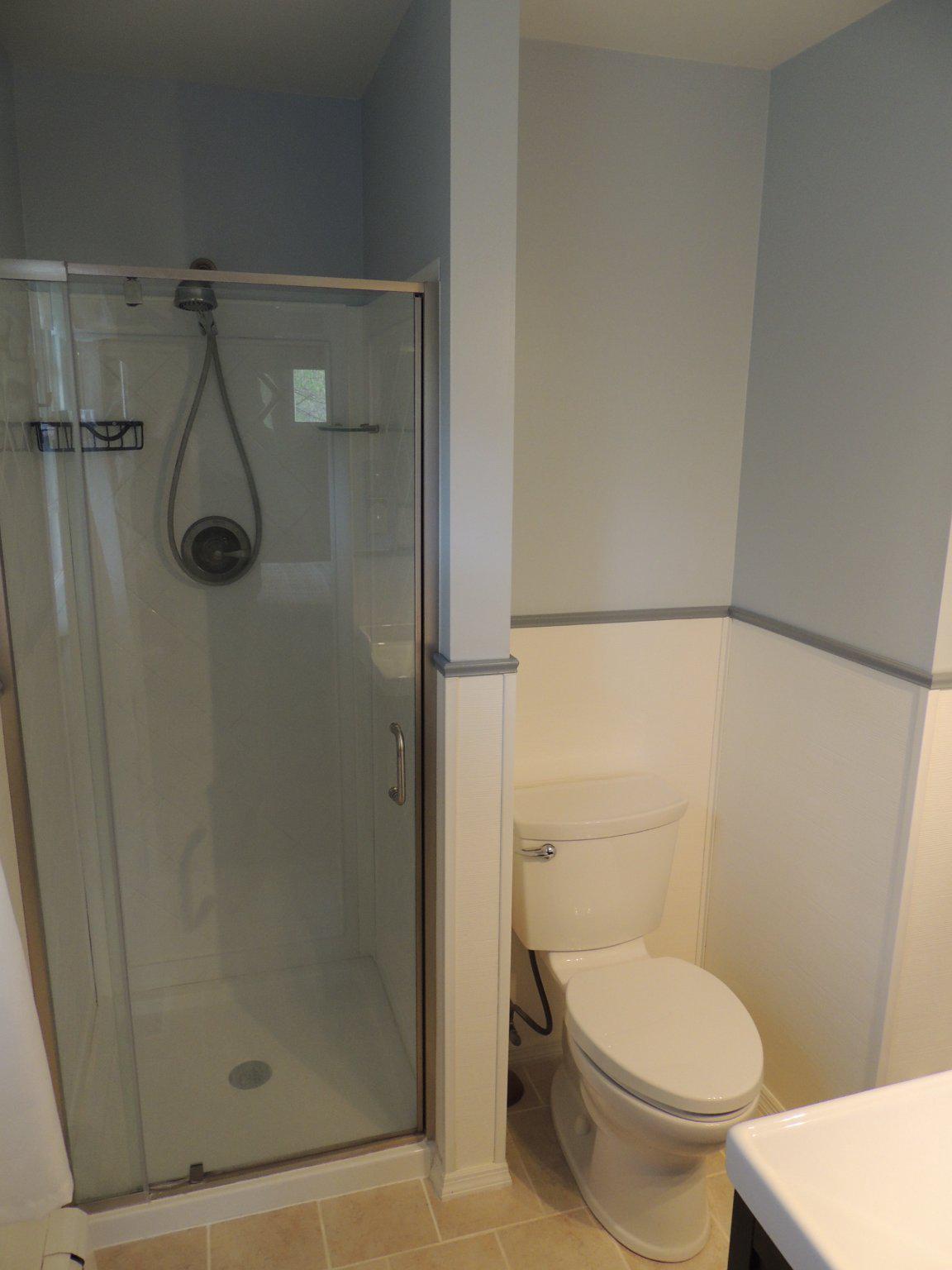 5838 Oklahoma Road Sykesville, MD 21784 - Photo 45 of 72 Modern primary bathroom with sleek design.