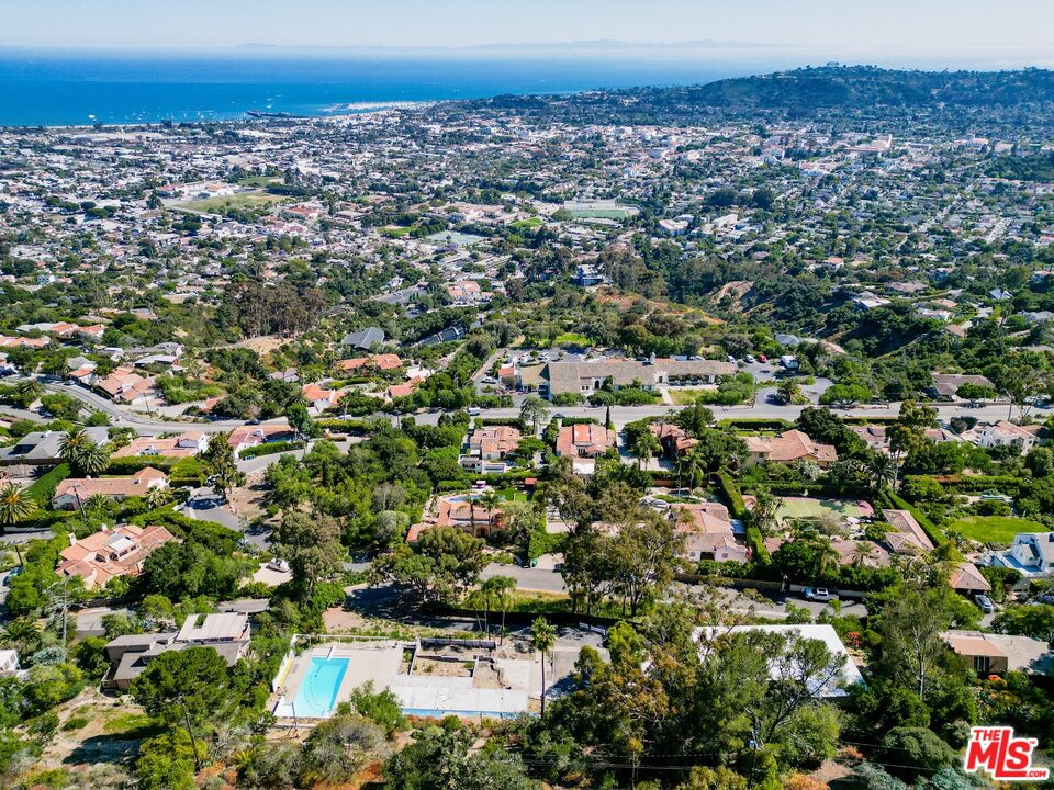 1322 Dover Road Santa Barbara, CA 93103 - Photo 3 of 19 an aerial view of residential houses with outdoor space and trees