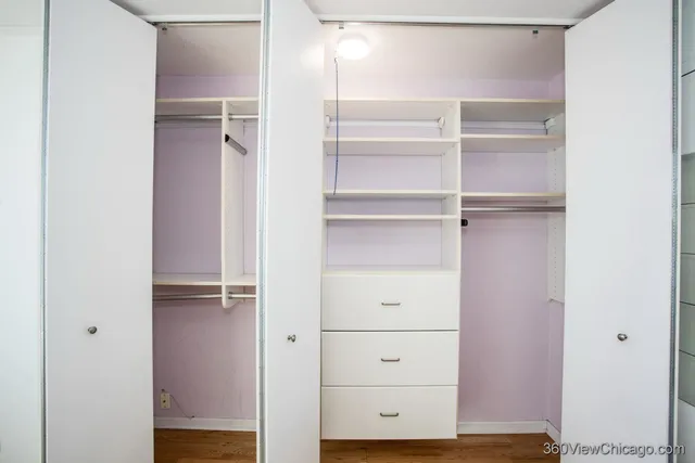 a view of city with tall buildings