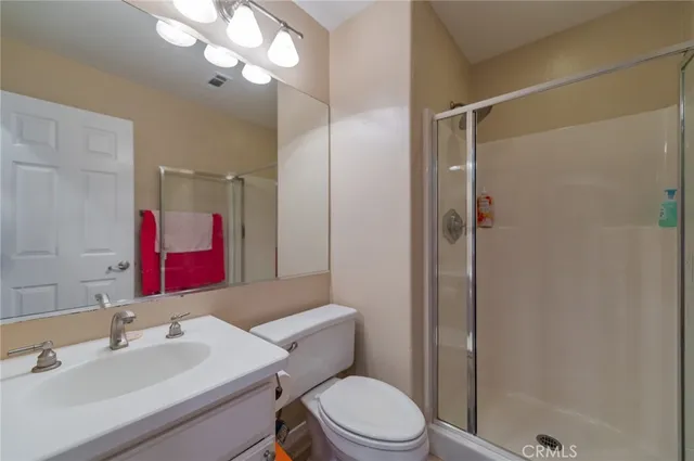 a view of a balcony with many windows