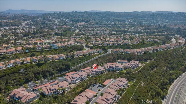 an aerial view of city