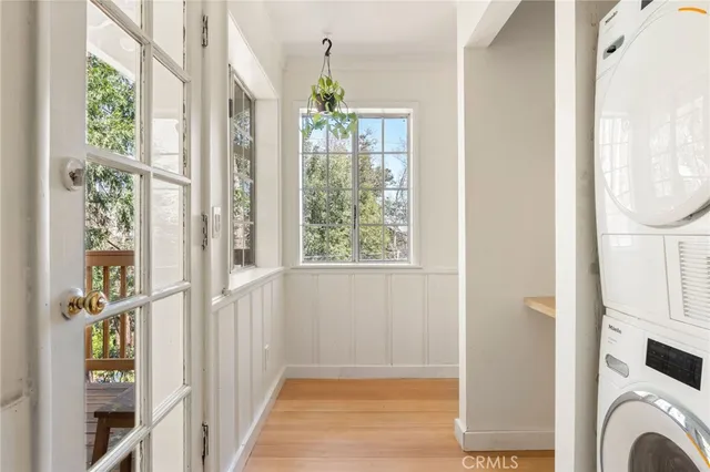 a view of livingroom with furniture wooden floor and window