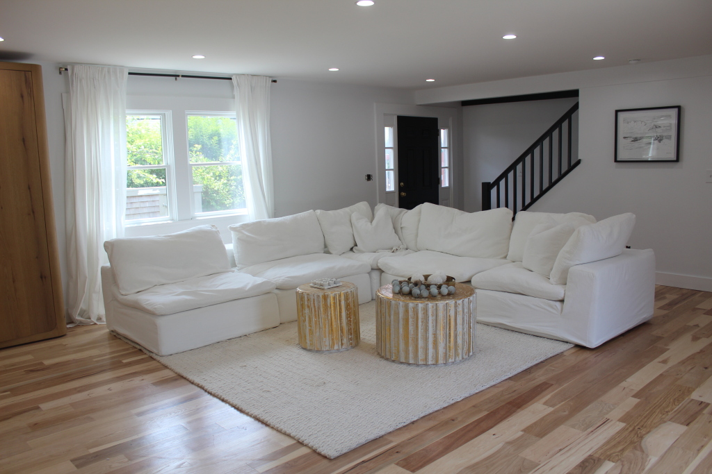 33 Bartlett Road Nantucket, MA 02554 - Photo 10 of 29 a living room with furniture and a large window