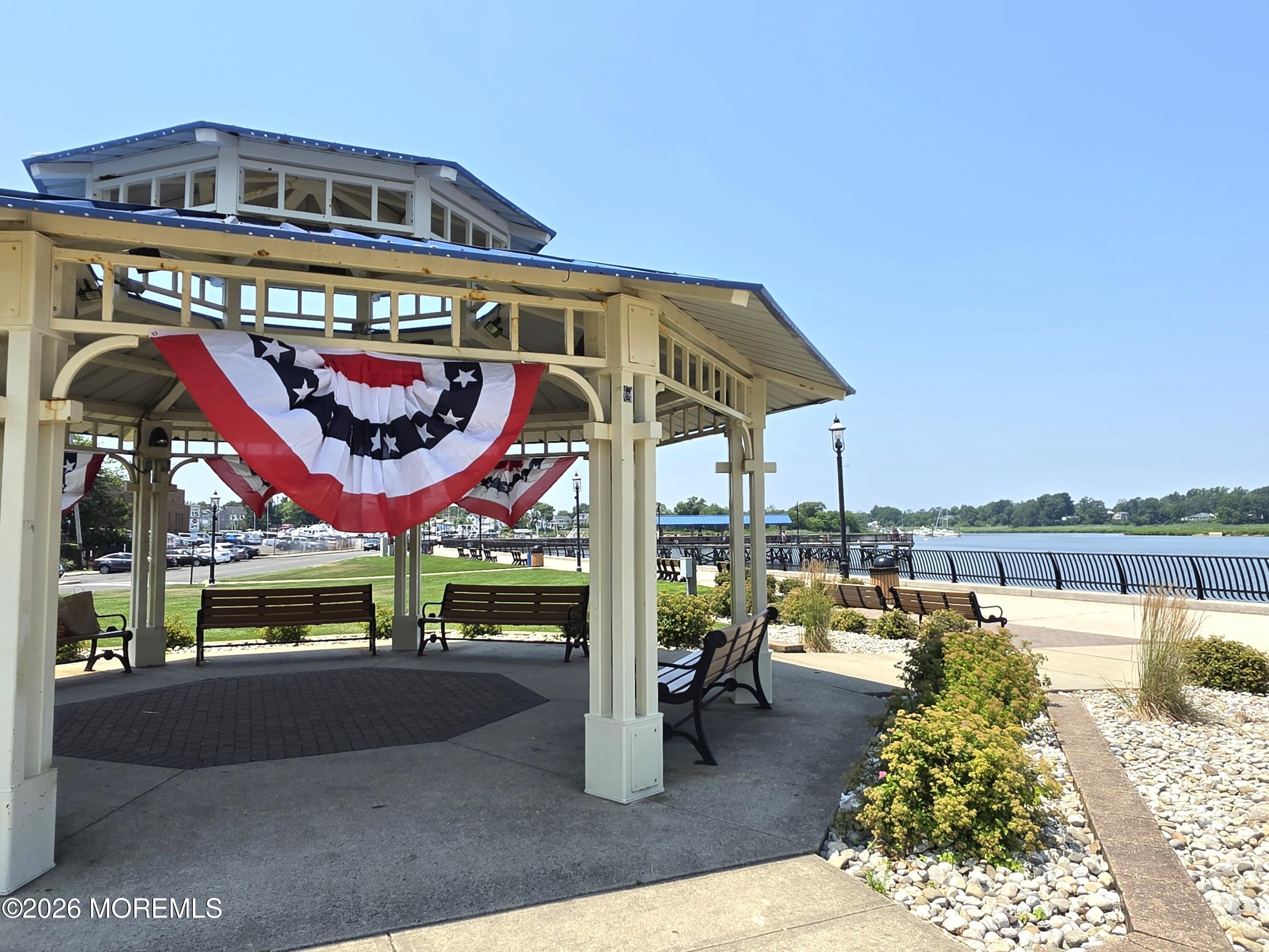 231 Atlantic Street, Unit 30 Keyport, NJ 07735 - Photo 24 of 30 24 waterfront gazebo